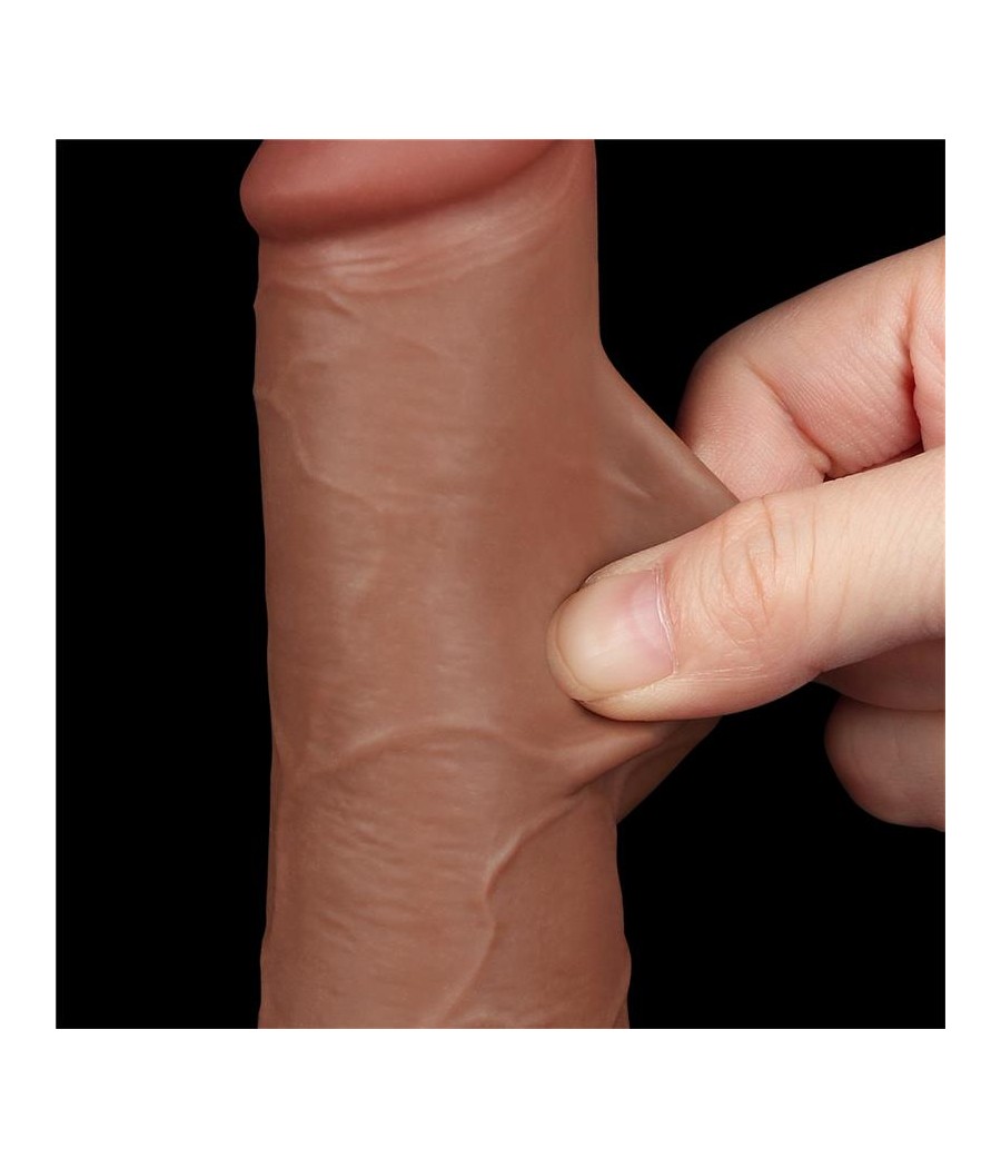 Dildo Sliding Skin 75 Marron