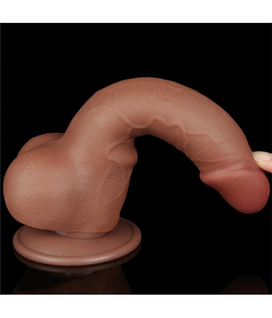 Dildo Sliding Skin 75 Marron