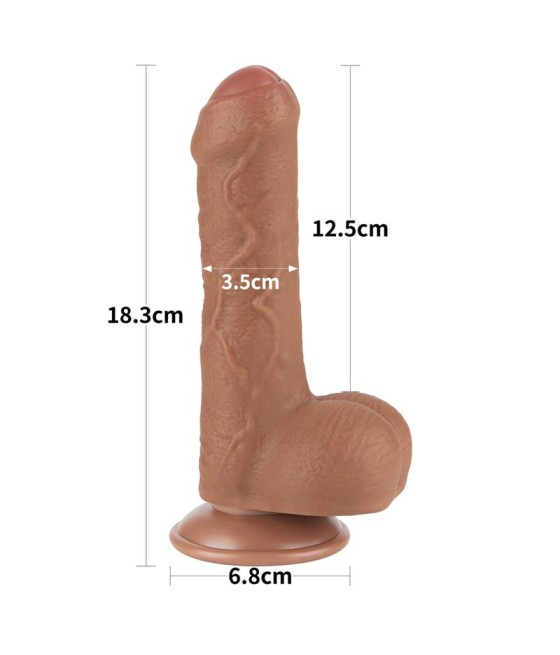 Dildo Sliding Sking 7 Marron