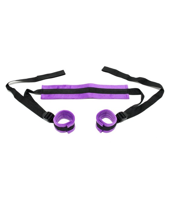 Rimba Bondage Play Set de Ataduras Ajustables Color Purpura