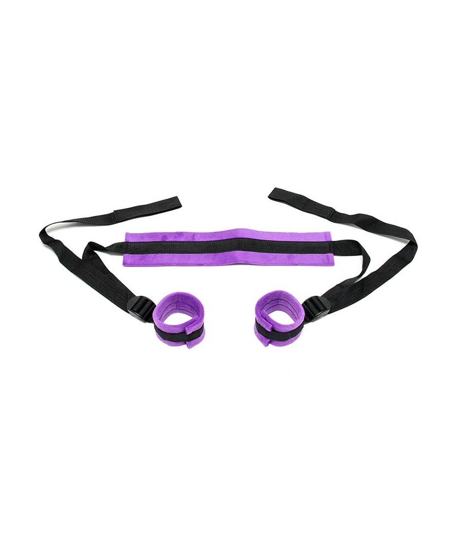 Rimba Bondage Play Set de Ataduras Ajustables Color Purpura