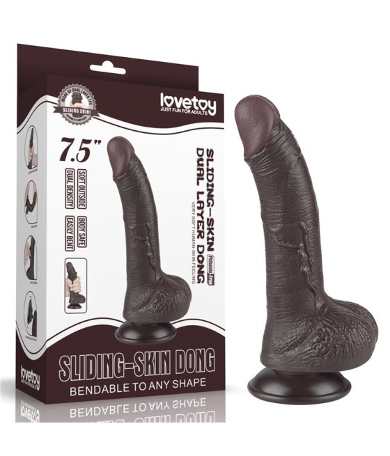 Dildo Dual Layer Piel Deslizante 75