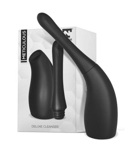 Meticulous Ducha Anal Deluxe Silicona Negro