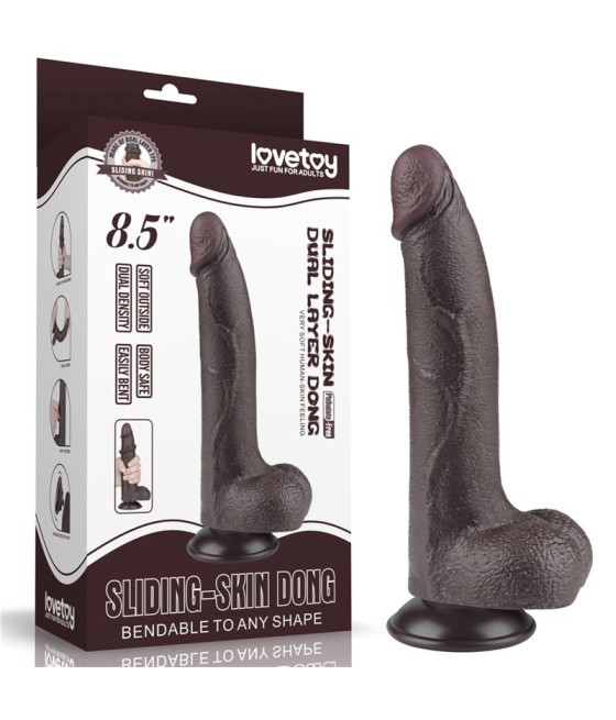 Dildo Dual Layer Piel Deslizante 85