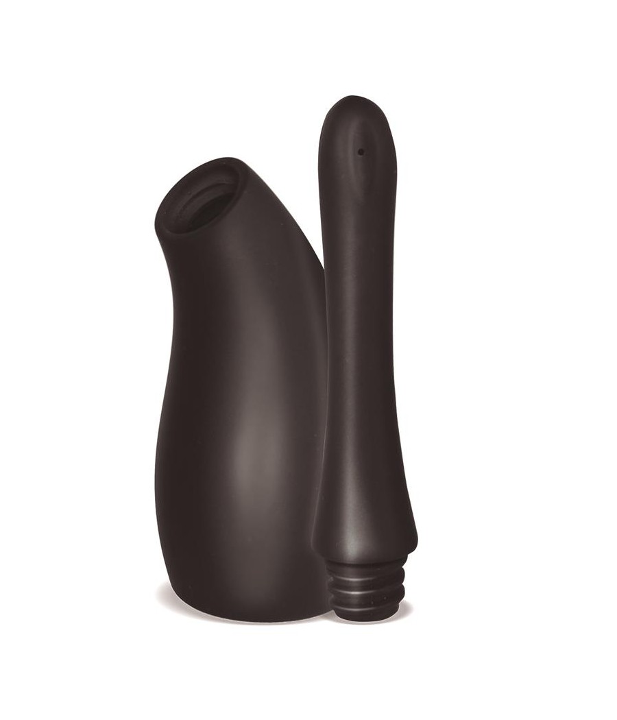 Meticulous Ducha Anal Deluxe Silicona Negro