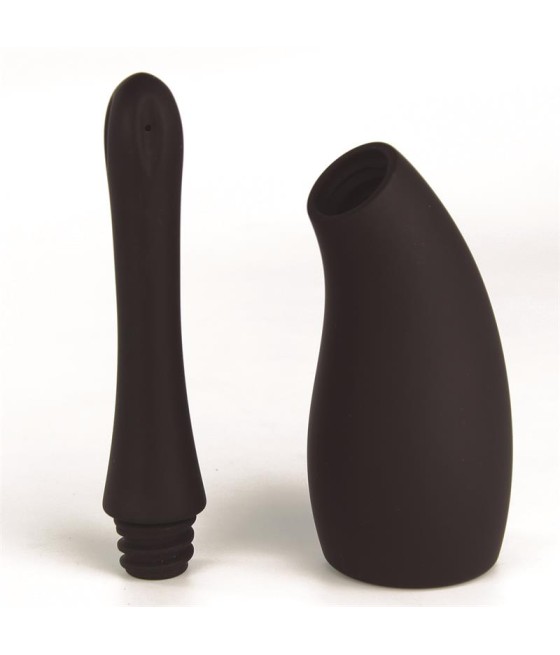 Meticulous Ducha Anal Deluxe Silicona Negro