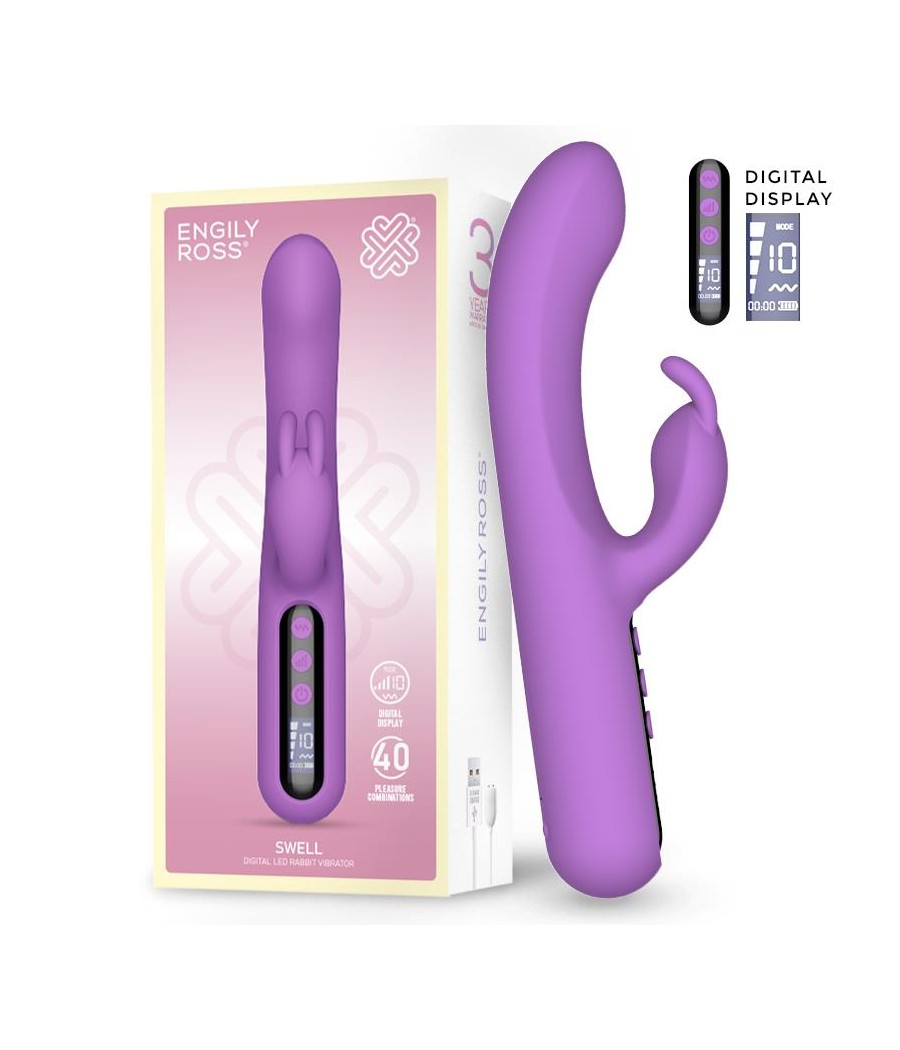 Swell Vibrador con Pantalla Digital y Gran Potencia