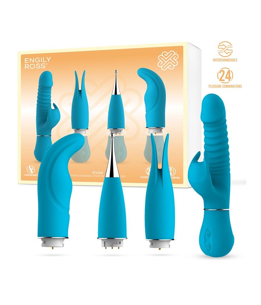 Eivian Set 4 Piezas Intercambiables Vibracion y Thrusting