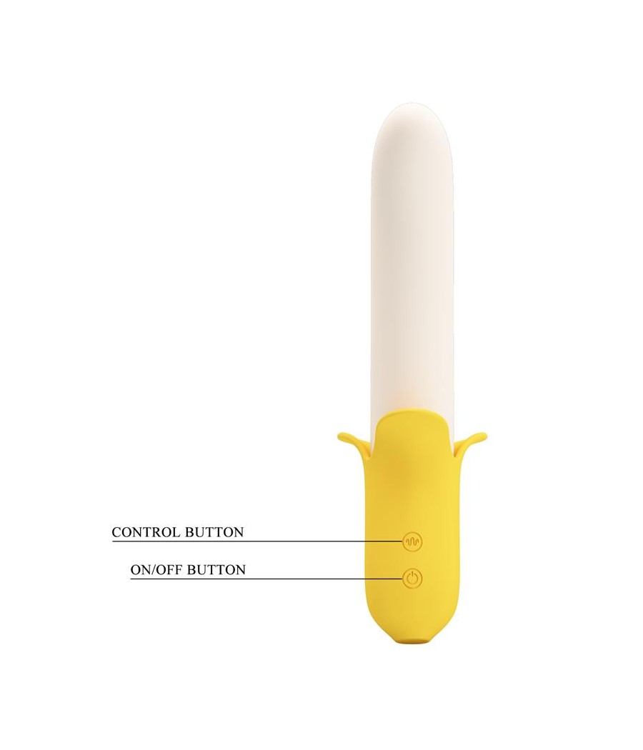 Banana Geek Vibrador con Thrusting USB