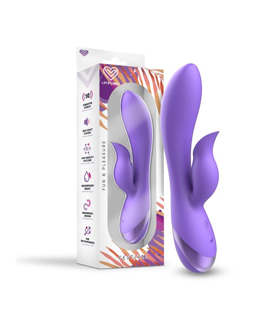 Vibrador Engar USB Purpura