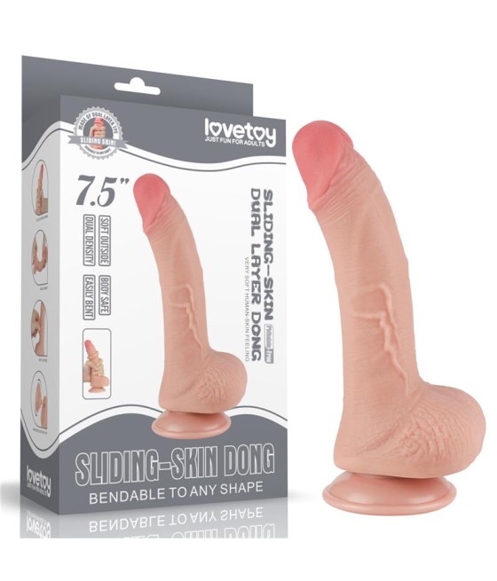 Dildo Dual Layer Piel Deslizante 75