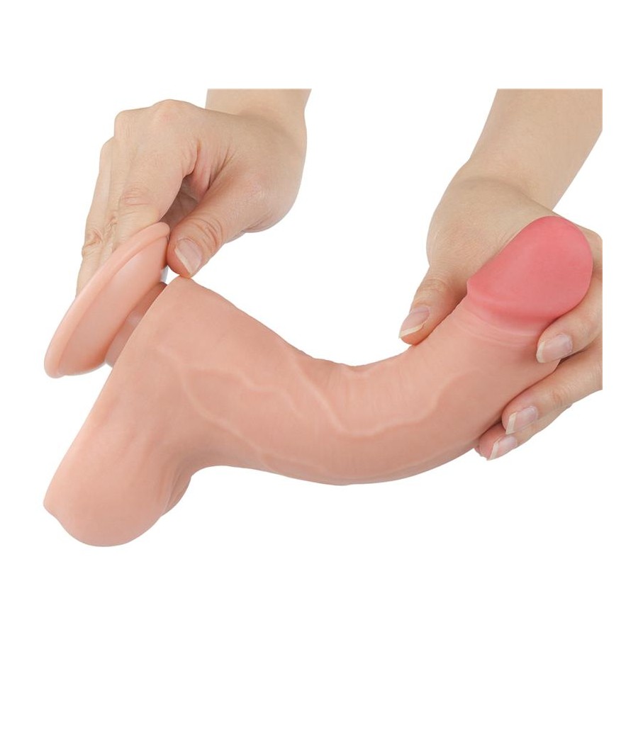 Dildo Dual Layer Piel Deslizante 85