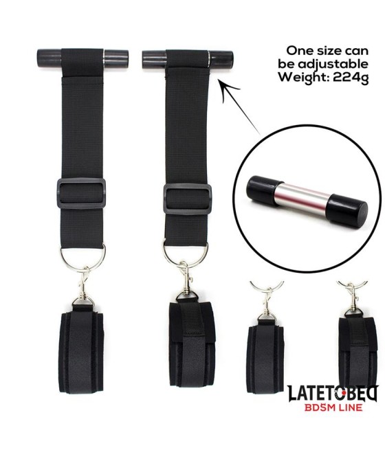 Restricciones para Puerta con Esposas Adjustables y Desmontables