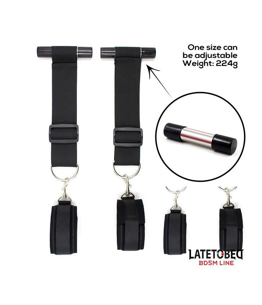 Restricciones para Puerta con Esposas Adjustables y Desmontables