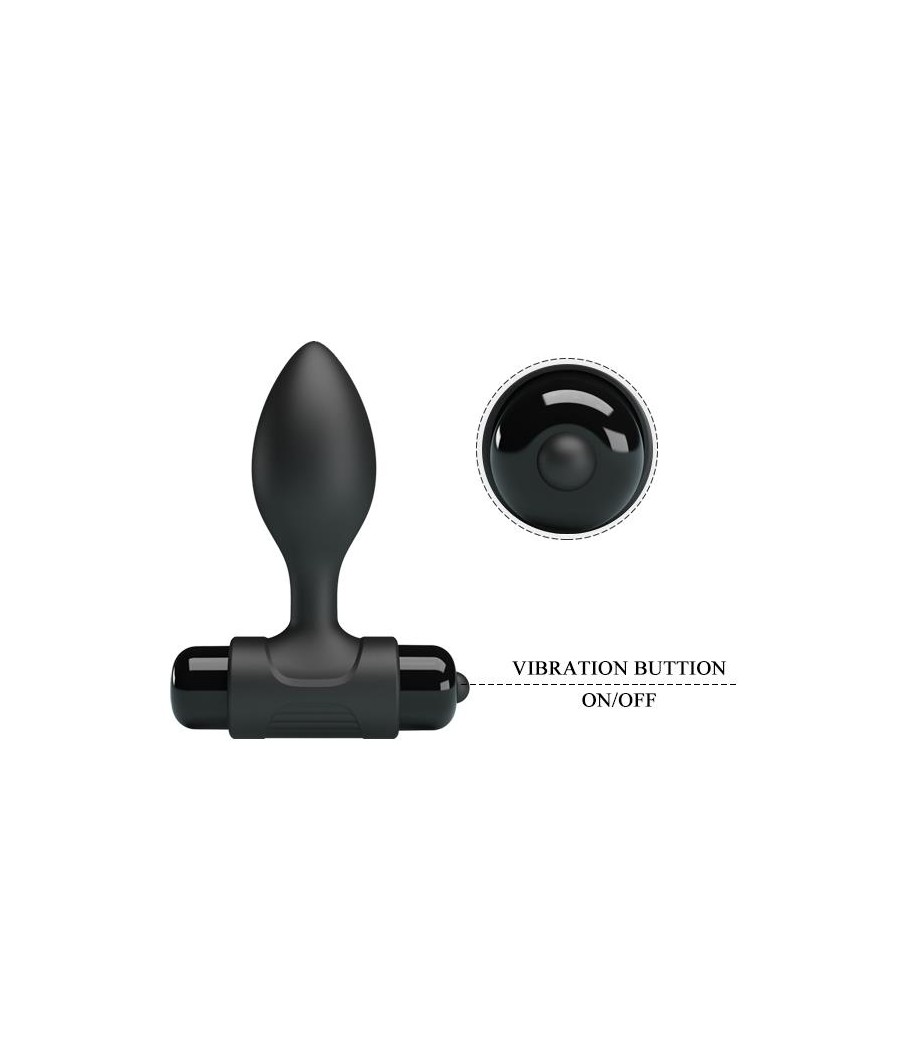 Plug Anal con Vibracion Silciona