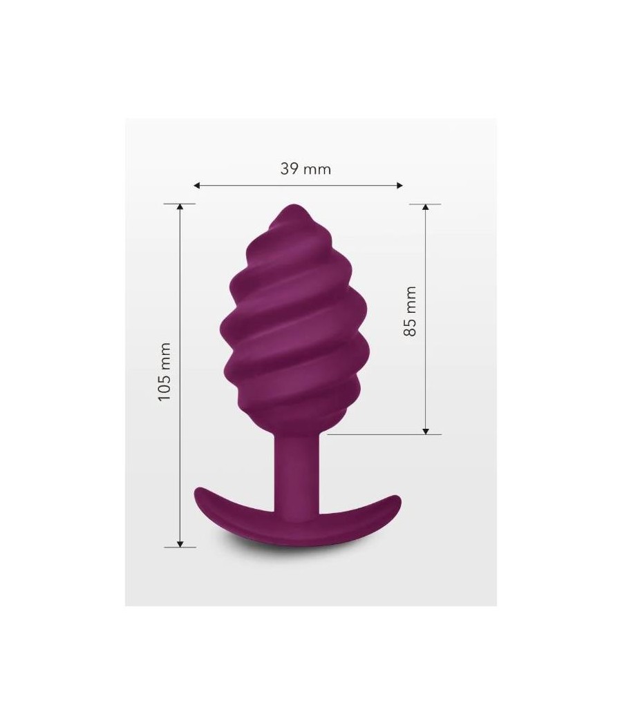 Plug Anal Gplug Twist2 Sweet Raspberry