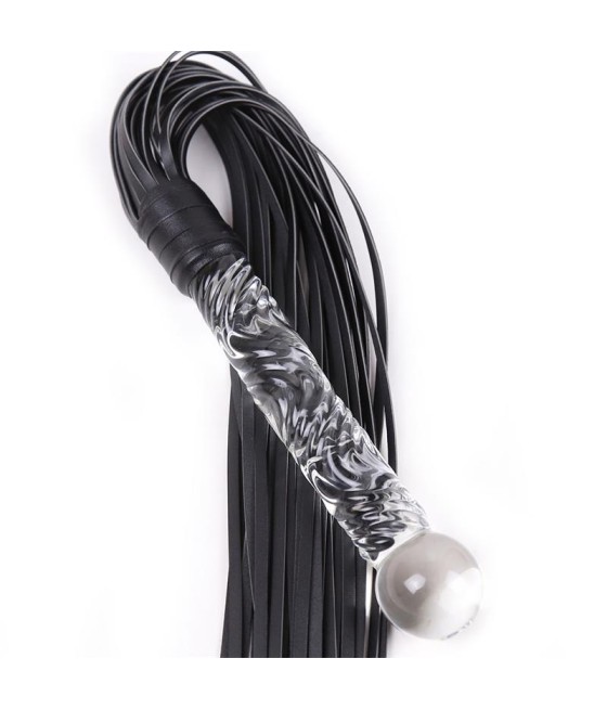 Flogger con Mango de Cristal 70 cm