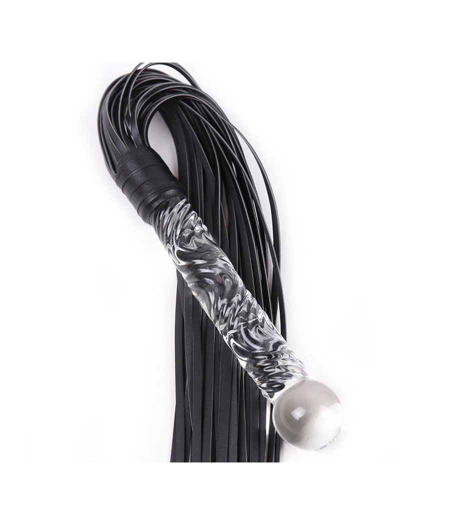 Flogger con Mango de Cristal 70 cm