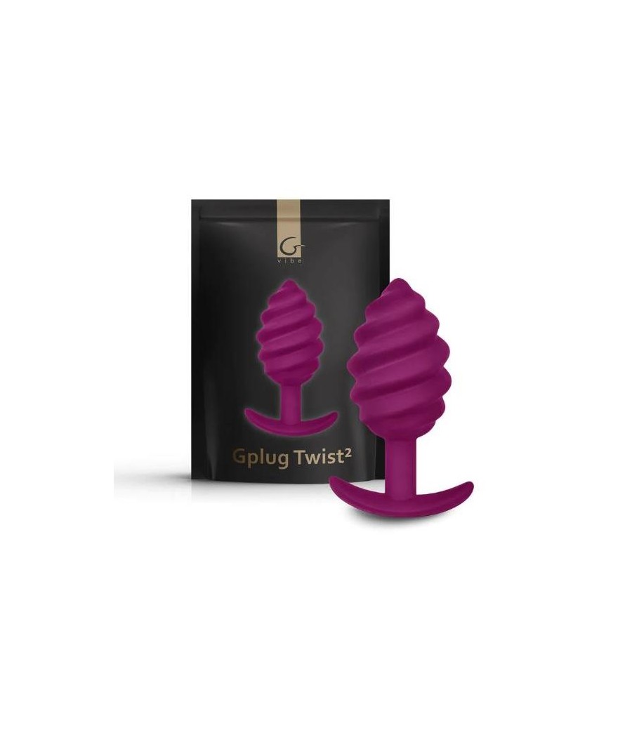 Plug Anal Gplug Twist2 Sweet Raspberry