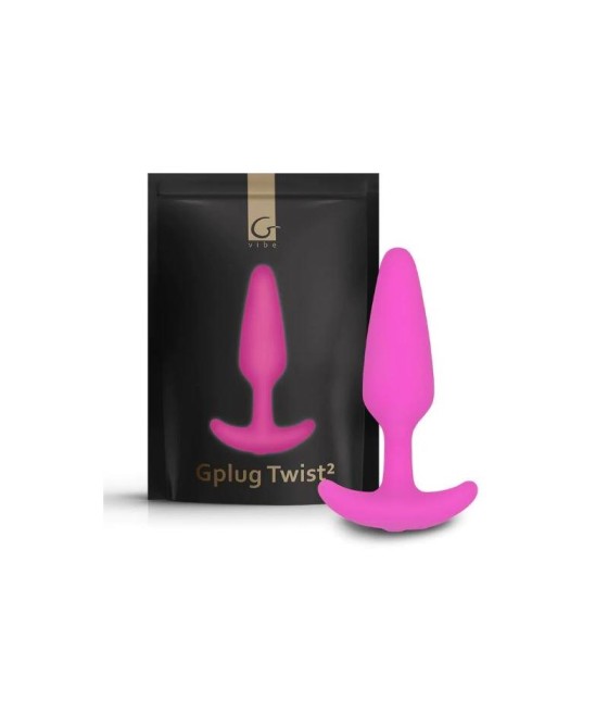 Plug Anal con Vibacion Gplug XS Sunny Raspberry