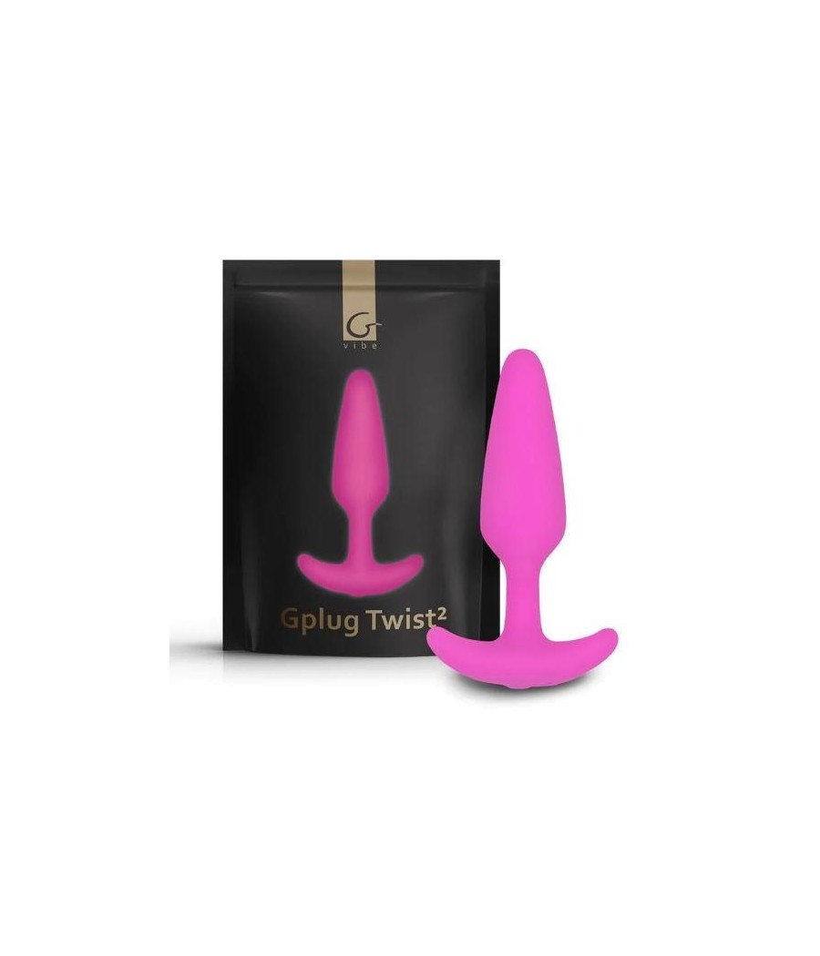 Plug Anal con Vibacion Gplug XS Sunny Raspberry