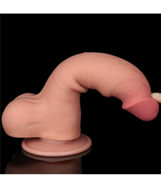 Dildo Dual Layer Piel Deslizante 8