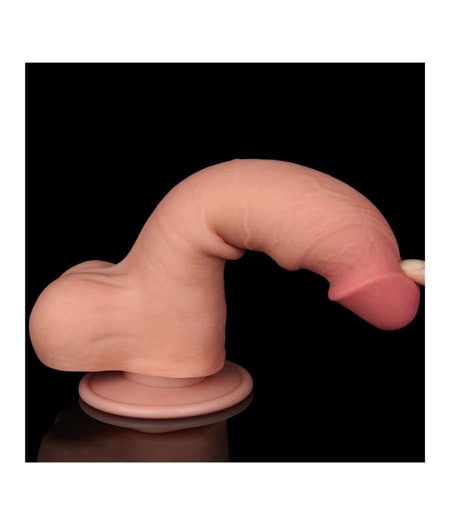 Dildo Dual Layer Piel Deslizante 8