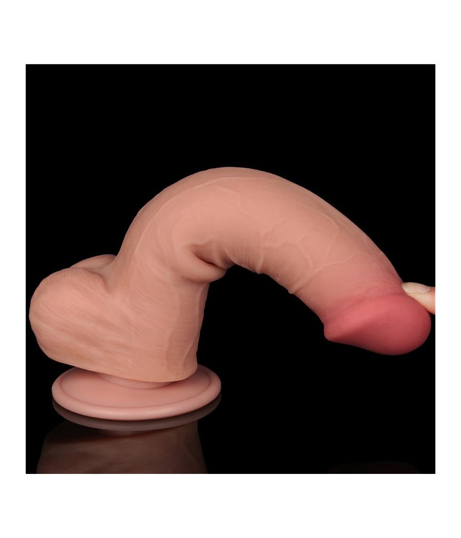 Dildo Dual Layer Piel Deslizante 8