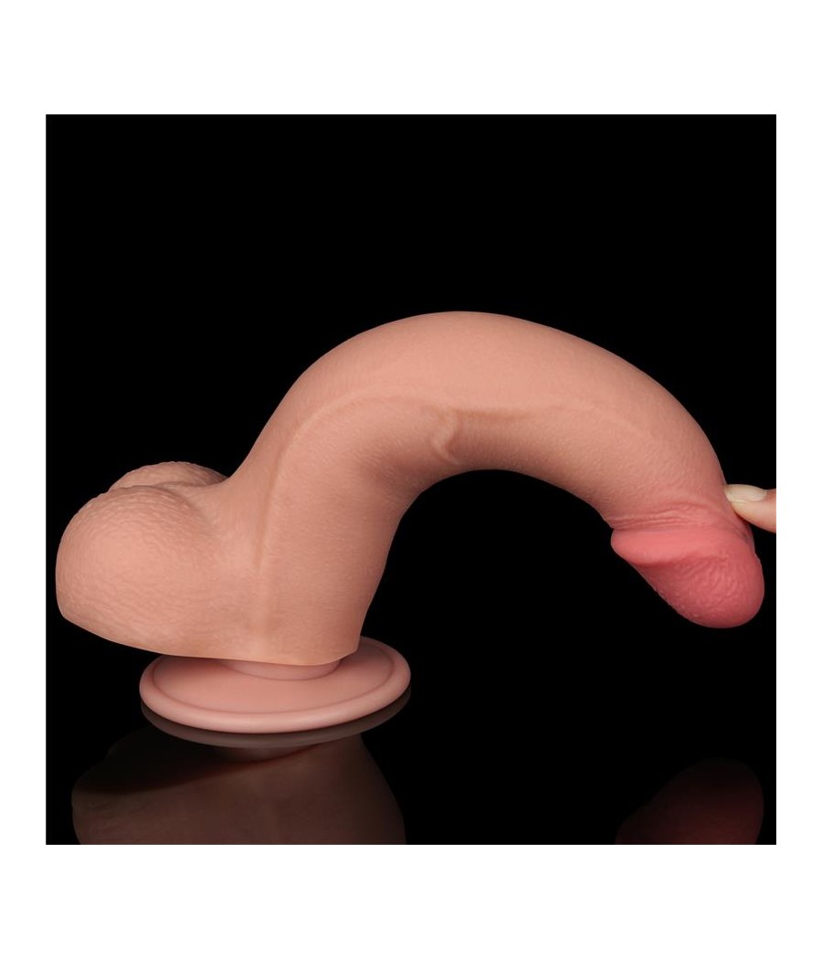 Dildo Dual Density Piel Deslizante 85