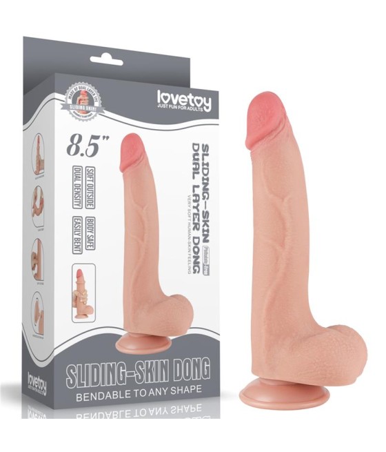 Dildo Dual Density Piel Deslizante 85