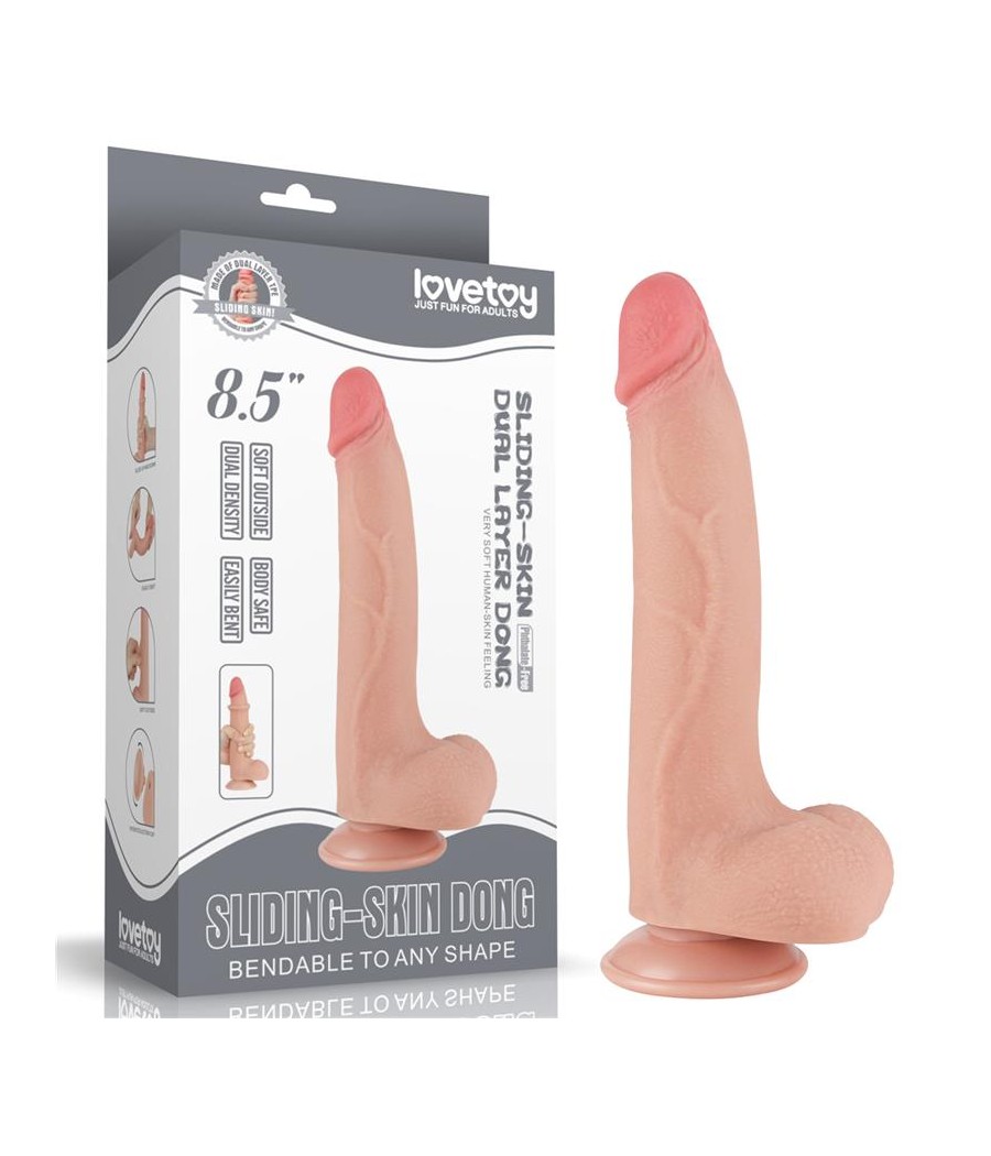 Dildo Dual Density Piel Deslizante 85