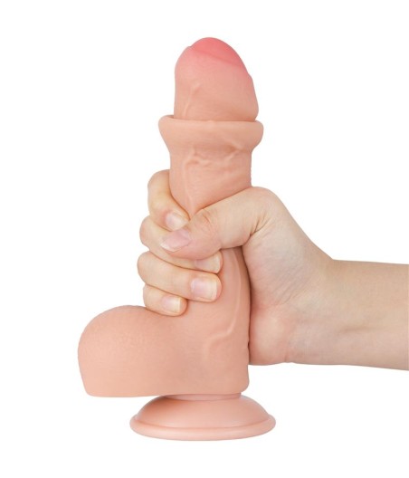 Dildo Dual Layer Piel Deslizante 7