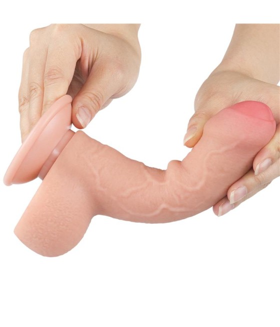 Dildo Dual Layer Piel Deslizante 7