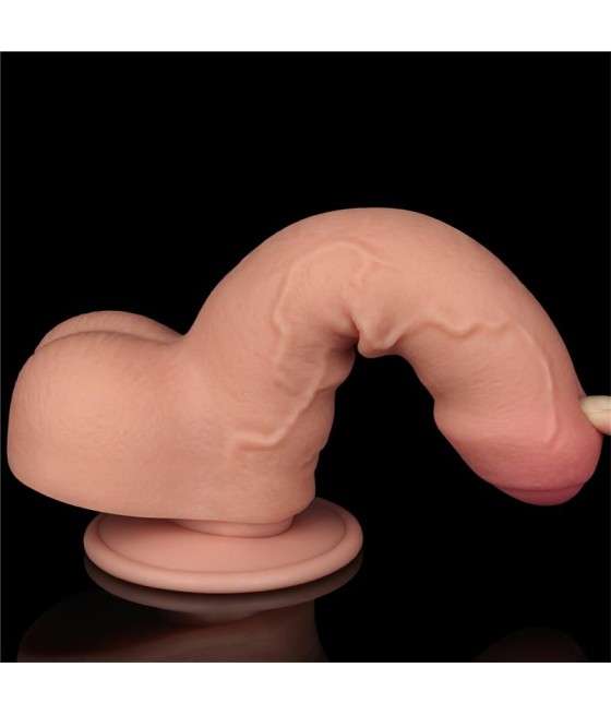 Dildo Dual Layer Piel Deslizante 7