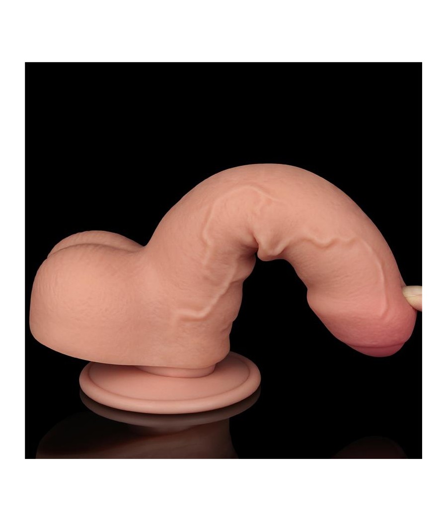 Dildo Dual Layer Piel Deslizante 7