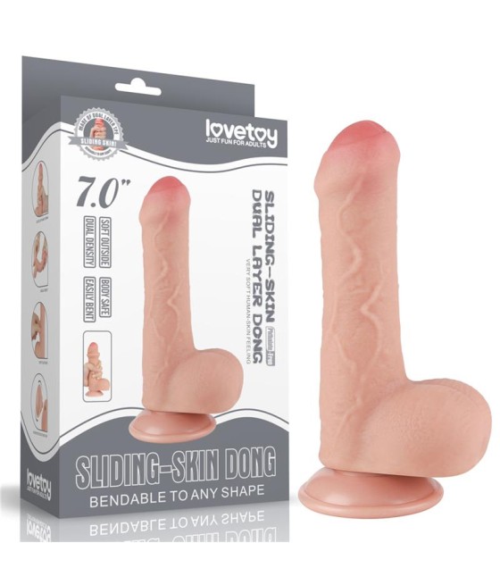 Dildo Dual Layer Piel Deslizante 7