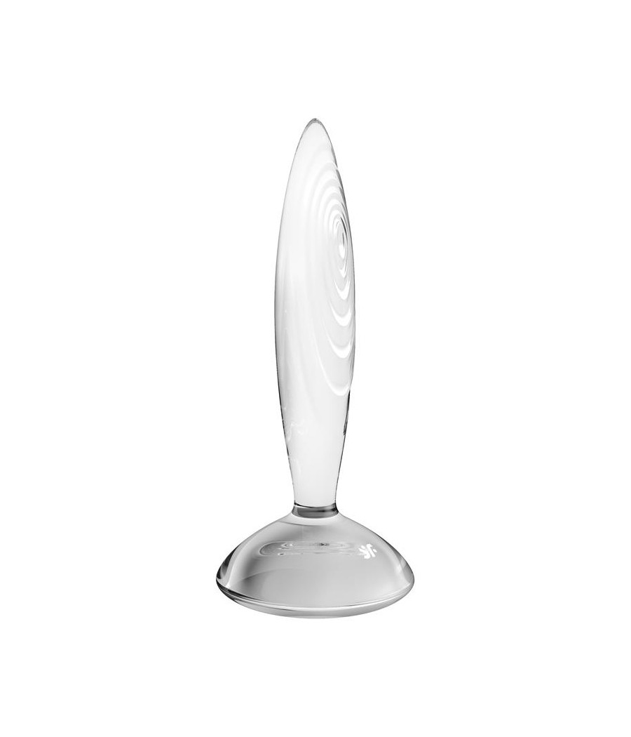 Plug Anal Sparkling Crystal Hot and Cold Transparente