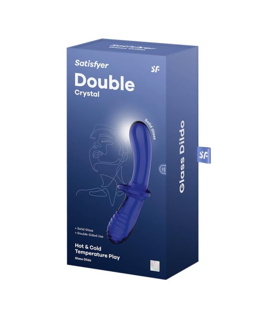 Estimulador de Cristal Double Crystal Hot and Cold Azul