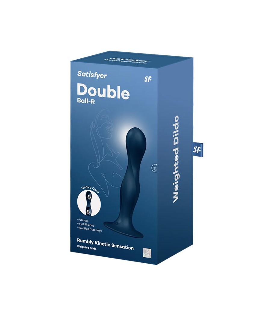 Dildo con Bola Interna Double Ball R Azul