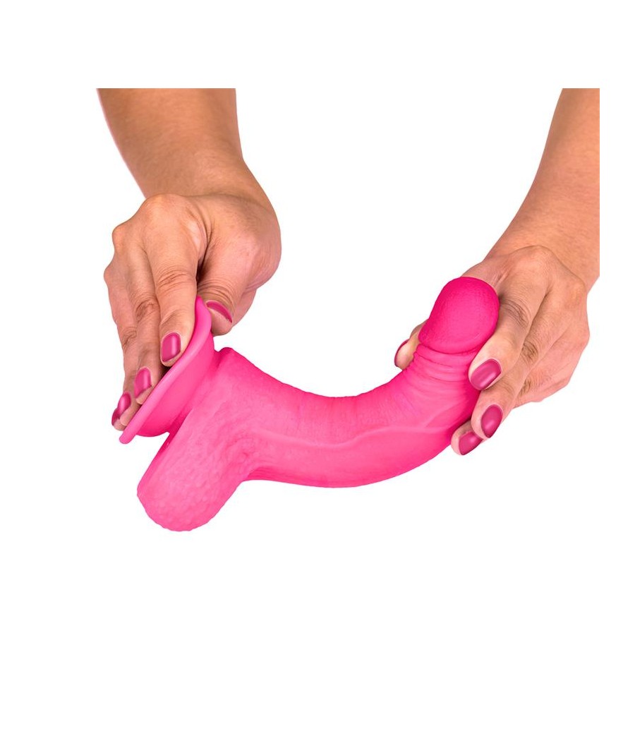 Slidy Dildo Realista Dual Layer Retractil y Orientable 7