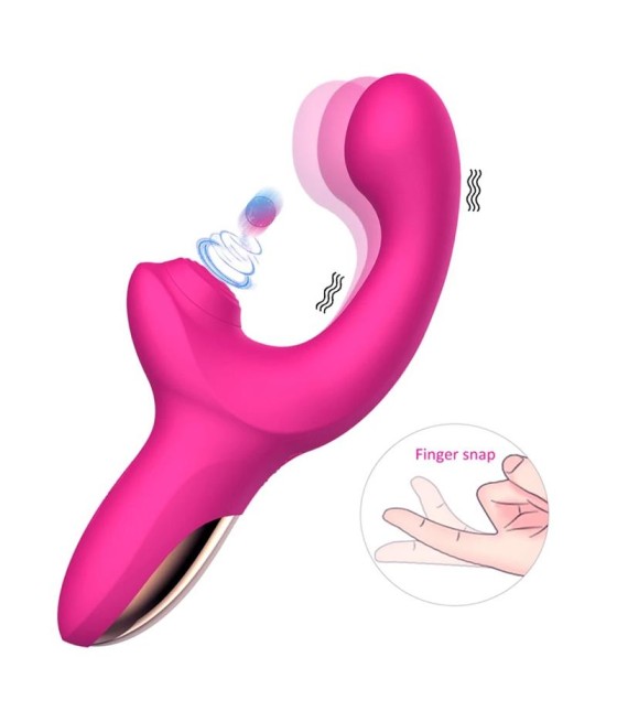 Volse Vibrador Triple Funcion con Finger y Pulsacion Tapping