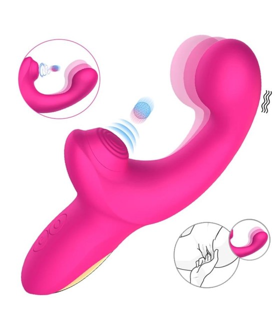 Volse Vibrador Triple Funcion con Finger y Pulsacion Tapping