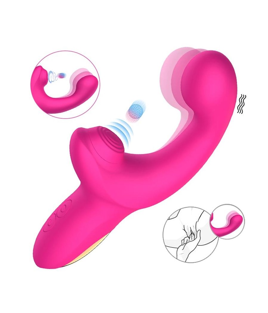 Volse Vibrador Triple Funcion con Finger y Pulsacion Tapping