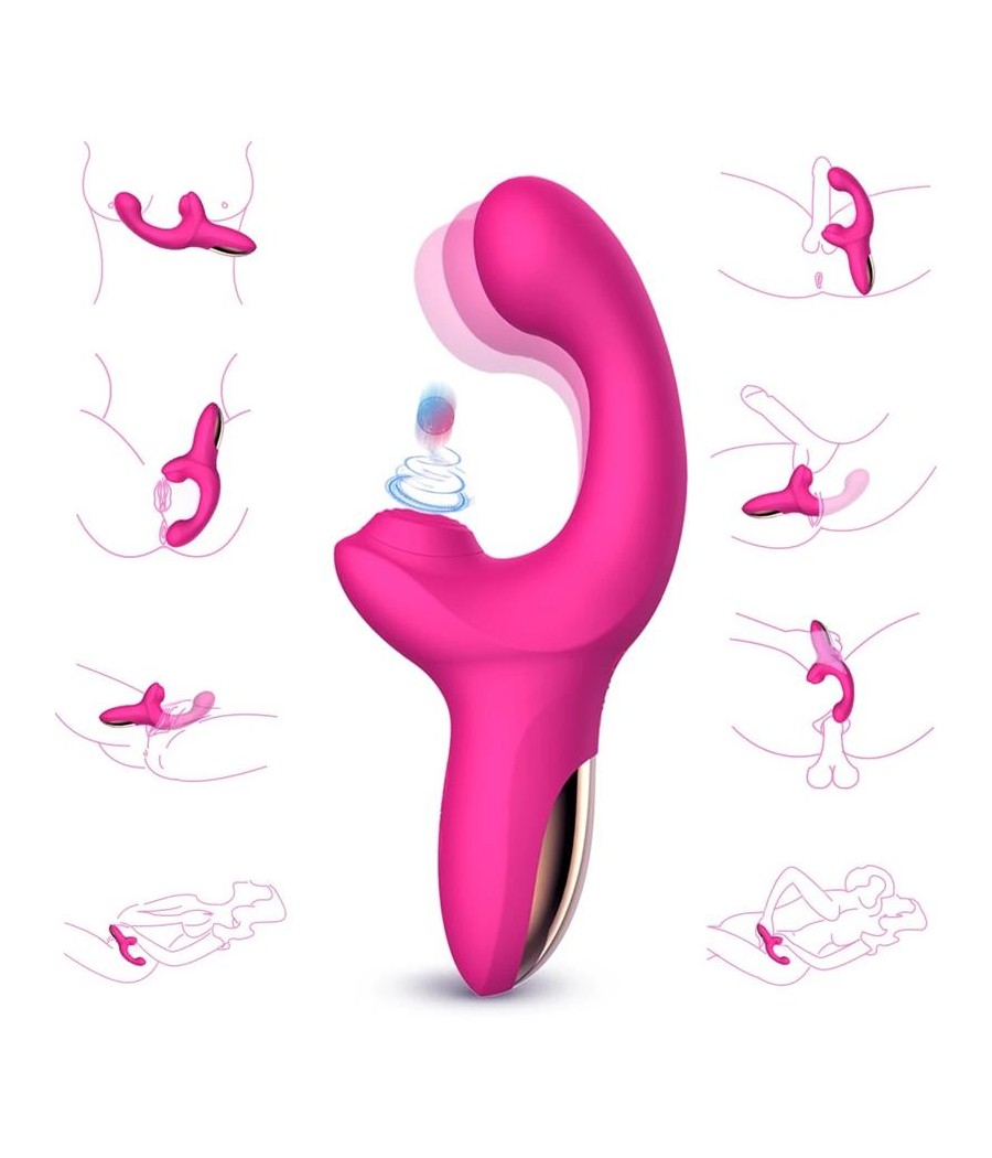 Volse Vibrador Triple Funcion con Finger y Pulsacion Tapping