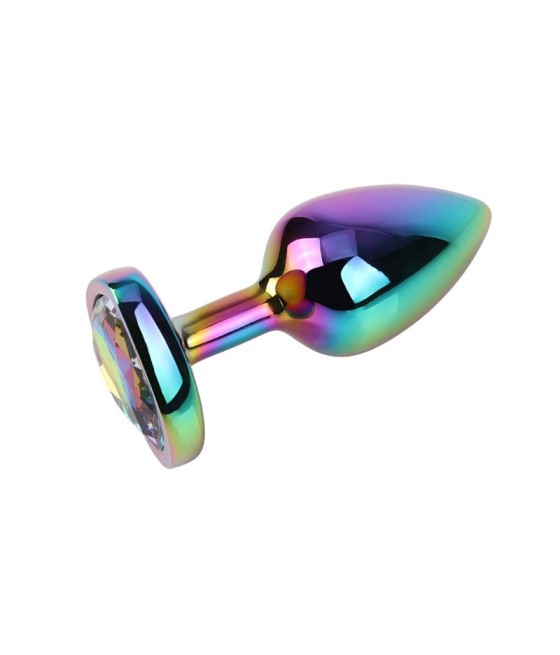 Plug Anal Rainbow Heart Gem Talla S