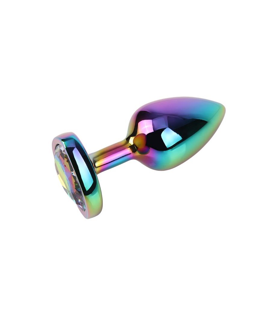 Plug Anal Rainbow Heart Gem Talla S