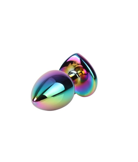 Plug Anal Rainbow Heart Gem Talla S