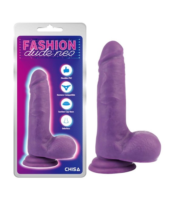 Dildo Dual Density Purpura 7