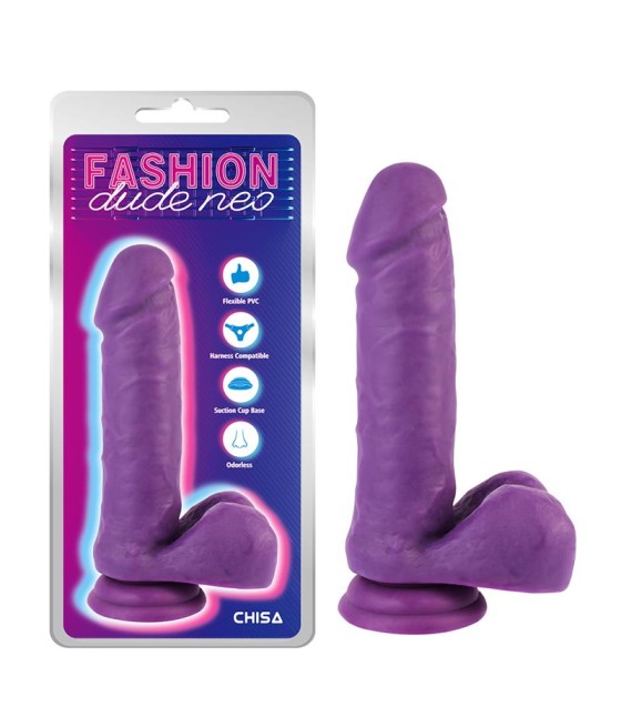 Dildo Dual Density Purpura 76