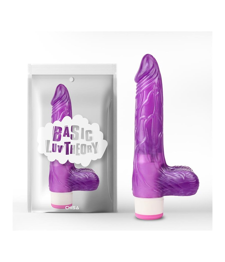 Vibrador Multi Velocidad Realista Purpura 20cm